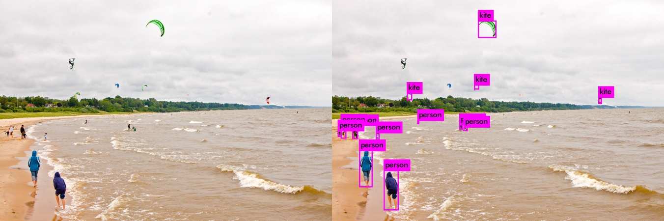 YOLO fast object detection and classification - example no 1